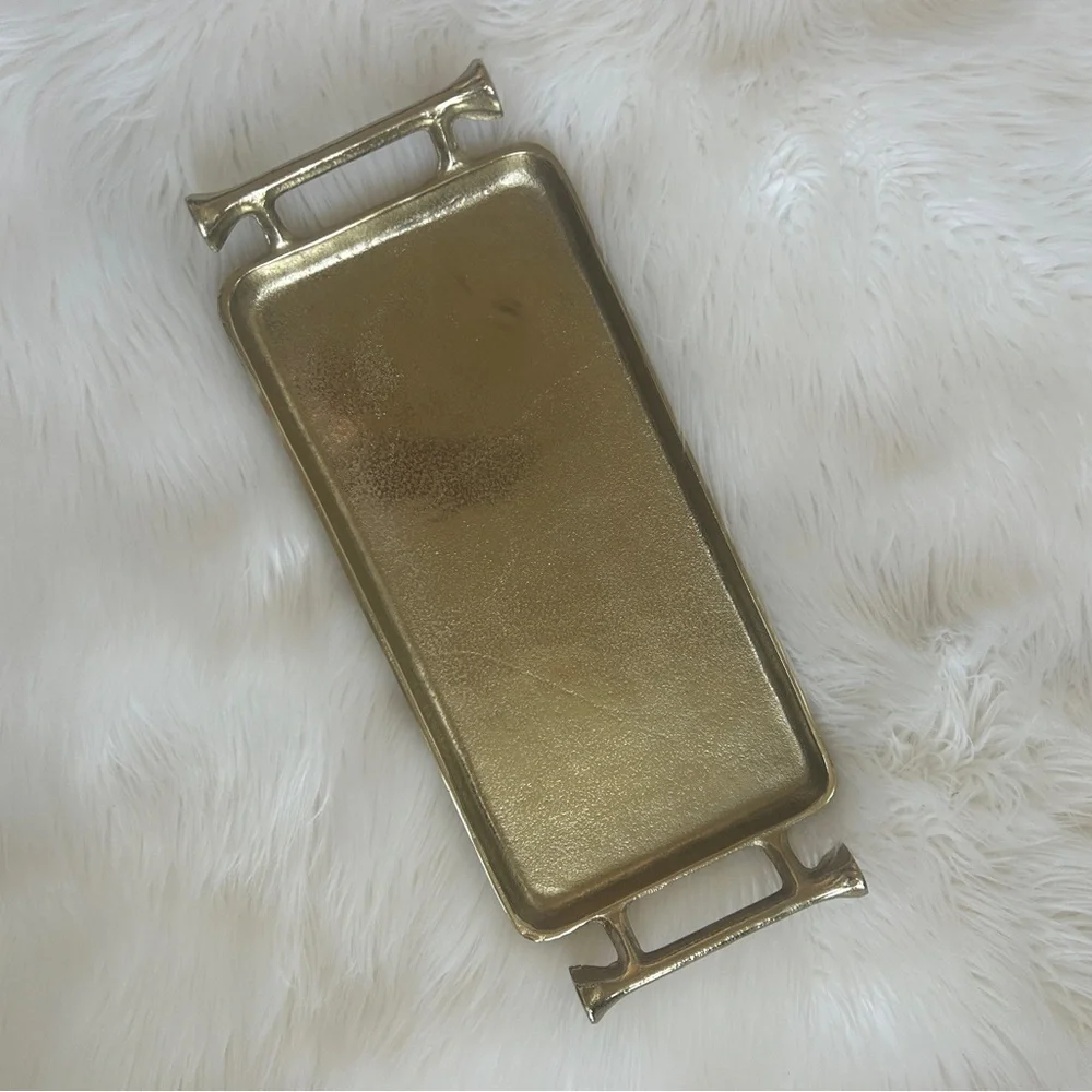 New! Elegant Gold toned Tray